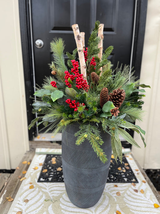 Winterberry urn filler