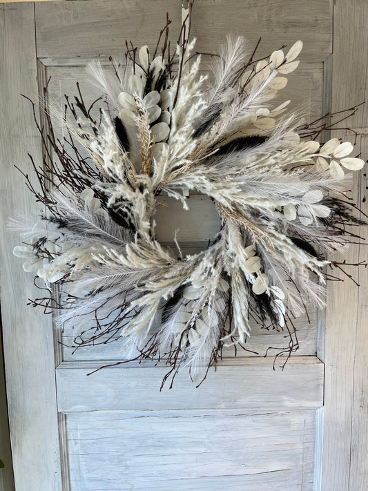 Midnight frost wreath