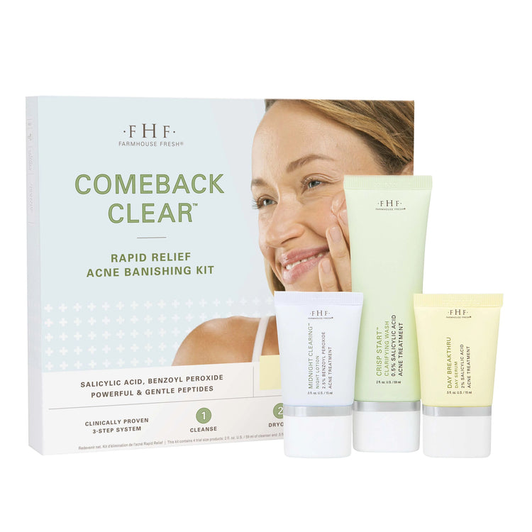 Comeback Clear Rapid Relief Acne Banishing Kit