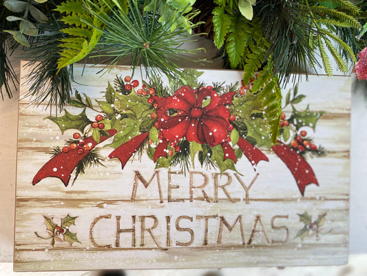 Merry Christmas Sign